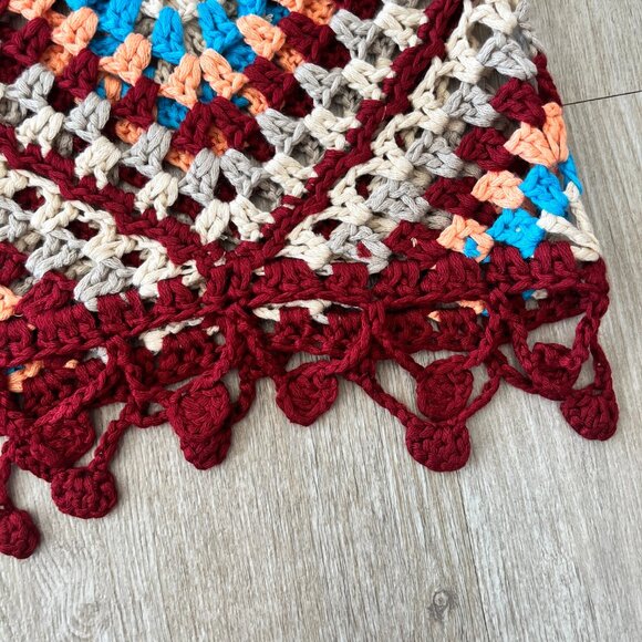 Womens Shein Multicolor Crochet Cropped Tank - M - Picture 3 of 5